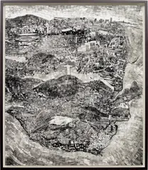 Sohei Nishino, Diorama Map Rio de Janeiro, 2011, Lightjet print, mounted