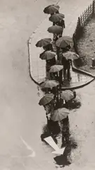 Rainy Day, Tokyo by André Kertész, 1968, Gelatin silver print, printed later, sold Nov 2022