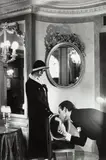 Upstairs at Maxim's, Paris by Helmut Newton, 1978, Gelatin silver print, printed later, sold Nov 2022