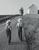 George Tice, Two Amish Boys, Lancaster