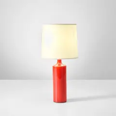 Table lamp by Georges Jouve, circa 1960, Glazed earthenware, sold May 2022
