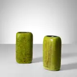 Two 'Galet' vases by Georges Jouve, circa 1957, Glazed earthenware, sold May 2022