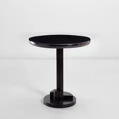 René Herbst, Occasional table, circa 1926, Stained beech
