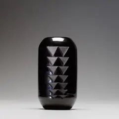 Jean Luce, Vase, circa 1930, Acid-etched coloured glass