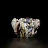 Vase with frog by Pierre-Adrien Dalpayrat and Alphonse Voisin-Delacroix, circa 1900, Glazed kaolinic stoneware, offered May 2022