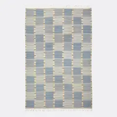 Barbro Nilsson, 'Falurutan, duhs II' rug, designed 1952, executed circa 1968, Handwoven wool on a linen warp