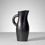 Pitcher by Georges Jouve, circa 1955, Glazed earthenware, sold May 2022
