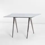 Ron Arad, Table, from the '38 Tables' series, 1995, Mirror-polished stainless steel, patinated mild steel