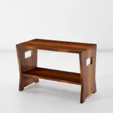 Gio Ponti, Low table, circa 1935, Walnut-veneered wood