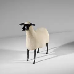 François-Xavier Lalanne, 'Brebis', from the 'Nouveaux Moutons' series, 1994, Epoxy stone, patinated bronze