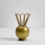 Rare vase by Gio Ponti, circa 1933, Brass, sold Nov 2022