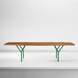 Ico Parisi, Unique dining table, circa 1955, Oak, painted iron