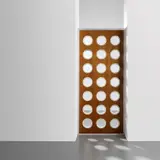 Jean Prouvé, Panel, circa 1950, Plywood, aluminium, painted aluminium, glass
