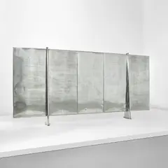 Jean Prouvé, Five-panel screen, circa 1955, Steel