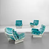 Osvaldo Borsani, Set of four 'Canada' armchairs, model no. P110
