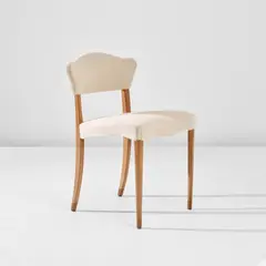 Peder Moos, Chair, 1942, Beech, teak, fabric