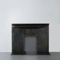 Naum Gabo, Fireplace surround, 1946, Delabole slate, Polyphant stone