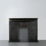 Naum Gabo, Fireplace surround, 1946, Delabole slate, Polyphant stone