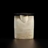 Hans Coper, Large flattened form with disc top