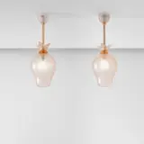 Seguso, Pair of ceiling lights