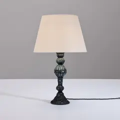 Table lamp by Line Vautrin, circa 1960, Coloured glass, Talosel resin, paper shade, sold Nov 2022