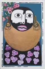 Kojo Marfo, Midas, 2022, acrylic on canvas