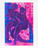 Pattern Makers by Tunji Adeniyi-Jones, 2020, screenprint on paper, sold May 2022