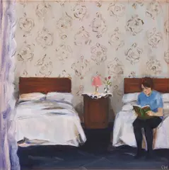 Caroline Walker, Twin Room, 2004, oil on canvas
