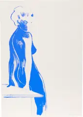 Lisa Brice, Untitled, 2019, screenprint on paper