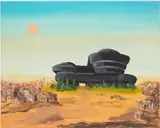 Djordje Ozbolt, Guggenheim Kinshasa, 2006, oil on canvas