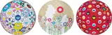 Three works: (i) Cosmic Power ; (ii) Flowerball: Bright Red ; (iii) A Memory of Him and Her on a Summer Day by Takashi Murakami, 2016, offset lithograph on wove paper, sold May 2022