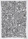 Sam Cox, Untitled, 2018, acrylic paint pen on paper