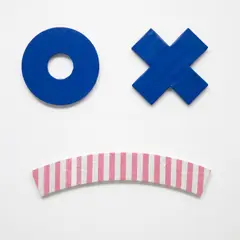 Grear Patterson, Huffy, 2014, tarpaulin on wood, in 3 parts
