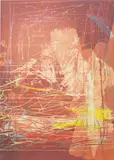 Petra Cortright, QuakellKviral-maize-updater-logs[[done IN COLD BLOOD]].prg, 2016, digital painting on Belgian linen
