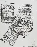 Josh Smith, Untitled, 2007, acrylic and silkscreen ink on canvas