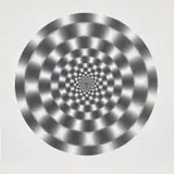 Hein Gravenhorst, Mondelement Multiple Rotation, 1966, gelatin silver print