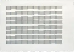 Vera Molnár, 8 Colonnes, 1985, computer-generated graphic ink on plotter paper