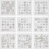Vera Molnár, (Des)ordres, 1974, computer-generated graphic ink on Benson plotter paper