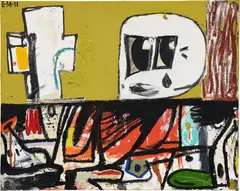 Eddie Martinez, Untitled, 2011, oil on canvas