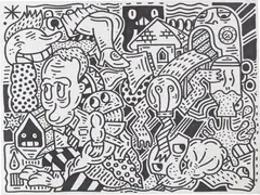 Untitled by Sam Cox, 2016, marker pen on paper, offered Jul 2022