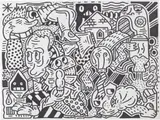 Sam Cox, Untitled, 2016, marker pen on paper