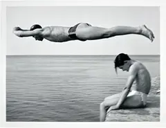 Il Tuffatore by Nino Migliori, 1951, gelatin silver print, offered Jul 2022