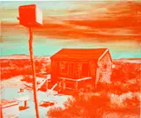 Stefan à Wengen, O. T. (Hütte II), 2001, acrylic on canvas