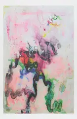 Benjamin Run by Frank Bowling, 2020, lithograph on paper, offered Jul 2022
