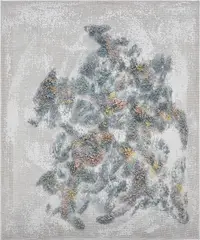 Michael Raedecker, Phenomena, 2005, oil on canvas