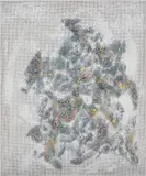 Michael Raedecker, Phenomena, 2005, oil on canvas