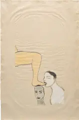 Francesco Clemente, Untitled (Monotype 83), 1986, monotype on paper