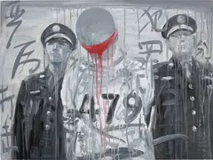 Sheng Qi, Execution-03, 2006, acrylic on canvas