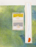 Brian Clarke, C/13 - 1990, 1990, acrylic, paper collage, pencil and gouache with Indian miniature on paper