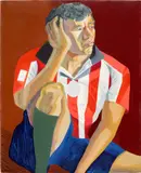Aliza Nisenbaum, Gustavo, 2014, oil on linen